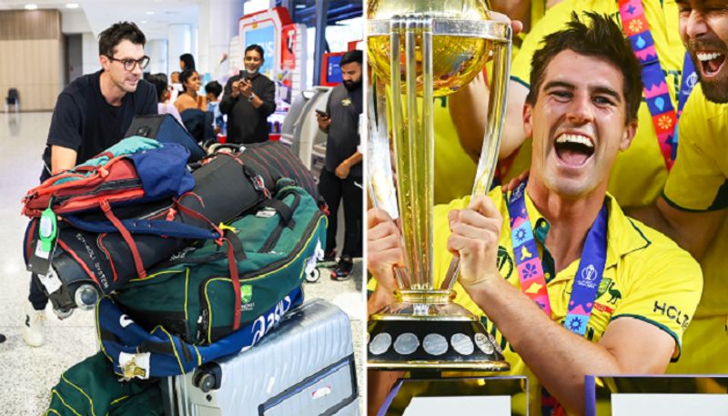 World Cup Winning Captain Pat Cummins Silent Homecoming After Win Leaves Indians Speechless san