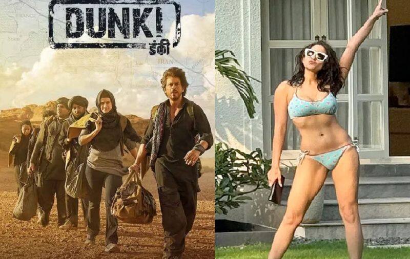 Dunki movie song release and sara ali khan poses in a bikini gvd