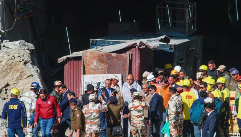 Uttarakhand Tunnel Collapse Drone Cameras in Action Rescue Operation in full fledge ans