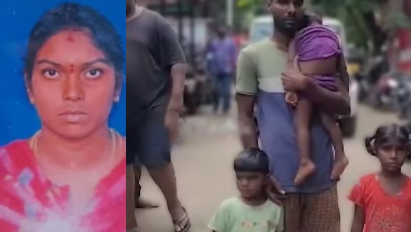 Mother commits suicide after leaving 3 children in vellore tvk