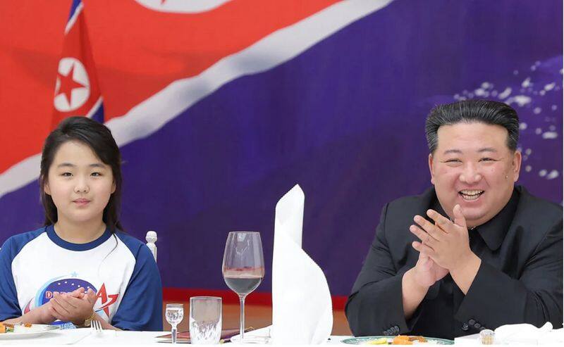 North Korea's spy satellite launch celebration: Kim Jong Un's daughter, scientists don matching t-shirts snt