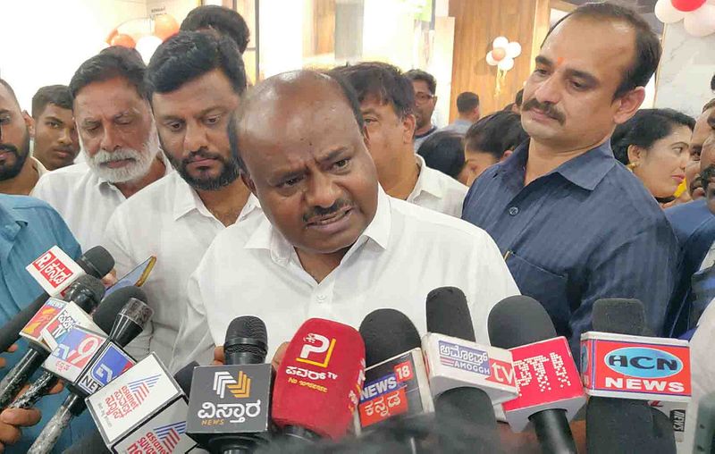 HD Kumaraswamy outraged agains CM Siddaramaiah at hassan rav