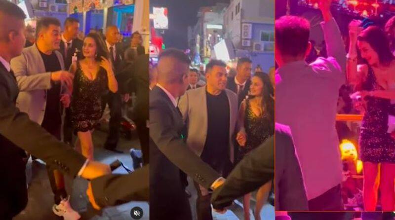 Ameesha Patel and Arbaaz Khan wandering together in Thailand  video goes viral fans asks to date akb