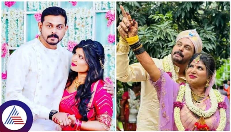 sandalwood actor shishya deepak wedding photos gow