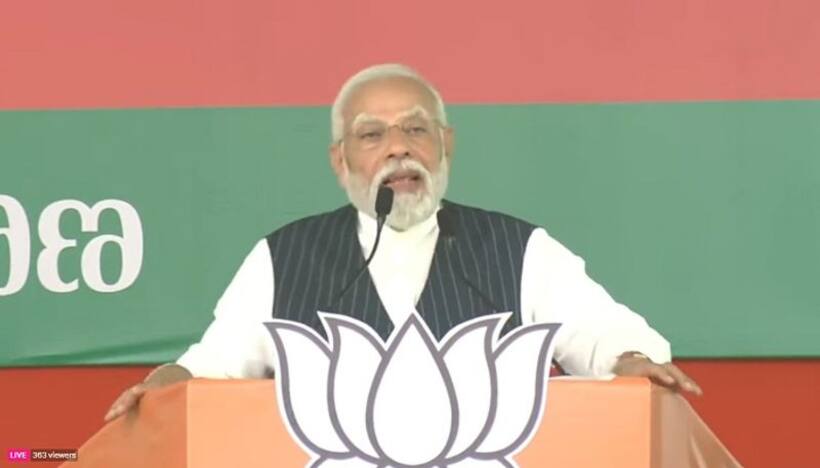 Narendra Modi..ఒకే నాణెనికి కాంగ్రెస్, బీఆర్ఎస్ లు రెండు ముఖాలు: తుక్కుగూడలో మోడీ