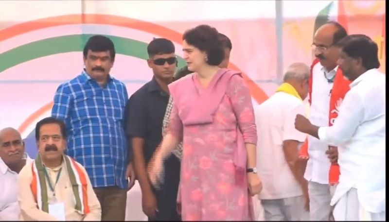 Congress will fulfil Telangana people's aspirations:Priyanka Gandhi lns