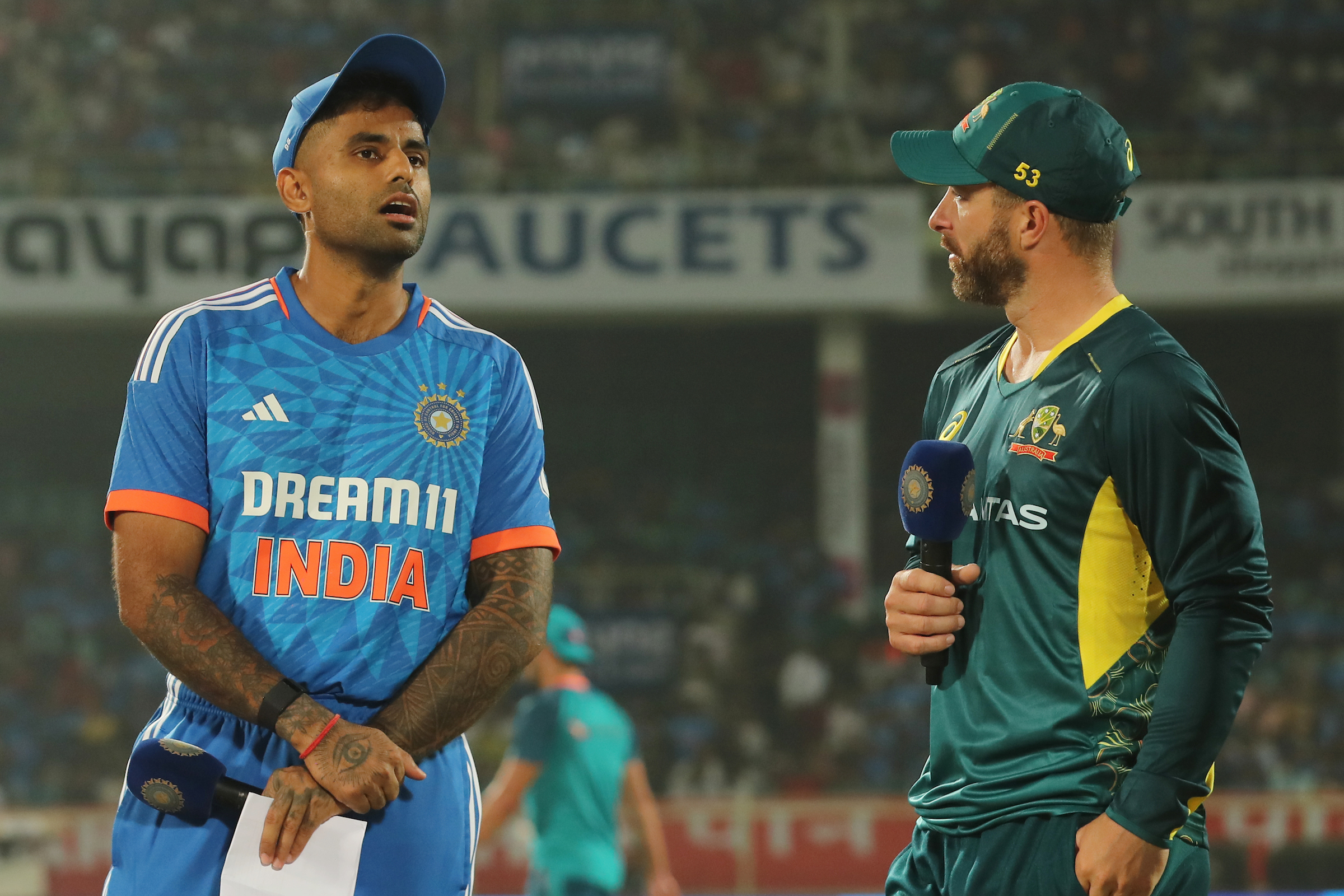 INDvAUS Australia win toss chose bowl first against Team india in 2nd T20 ckm