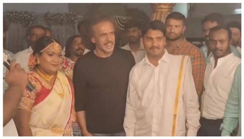 Real star Upendra in Fan Marriage function nbn