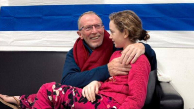 Irish Israeli girl, believed to be killed by Hamas, among hostages freed; WATCH emotional reunion with father snt