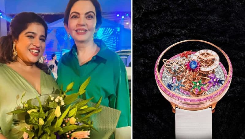 Nita Ambani wears rare watch worth over Rs 3 crore at birthday party, timepiece gets 18k rose gold Vin