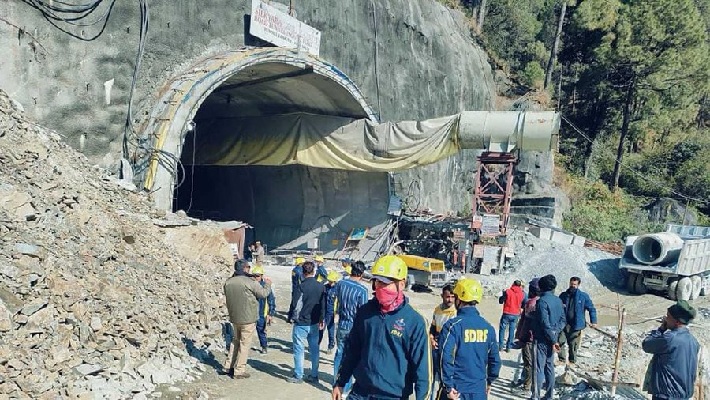 Uttarkashi Tunnel... Removal of broken drill.. Manual drilling from today..ISR