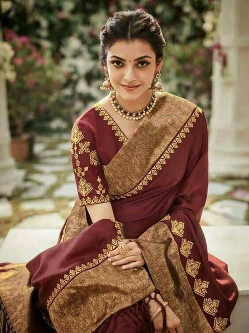 kajal aggarwal saree image zkamn