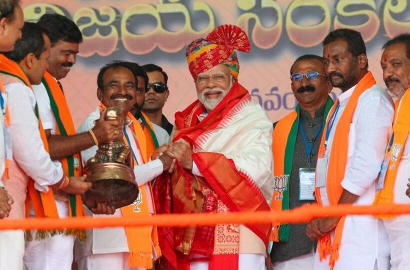 Telangana Elections 2023: ప్రధాని మోడీ 166 కిలోమీటర్ల మెగా రోడ్‌షో .. 