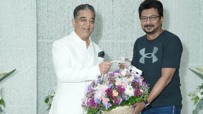 Kamalhaasan wishes for Udhayanidhi Stalin Birthday gan