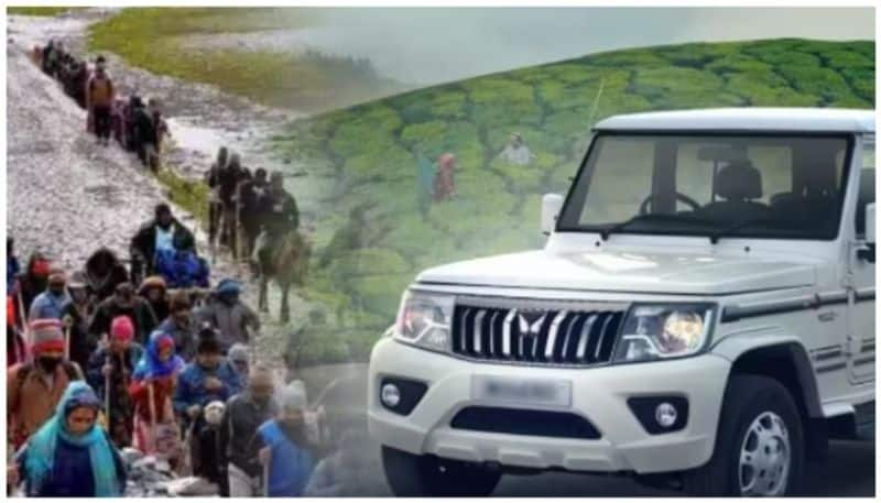 BRO and Mahindra Bolero created history, for the first time a vehicle in Amarnath cave