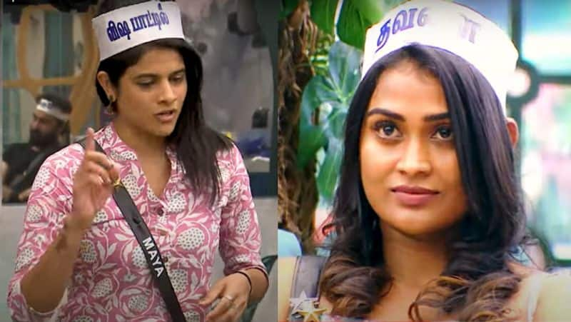 Maya Nominates Poornima in BiggBoss Open nomination gan