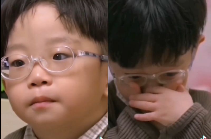 Four year old boy breaks down while talking about his parents on show in South Korea ckm