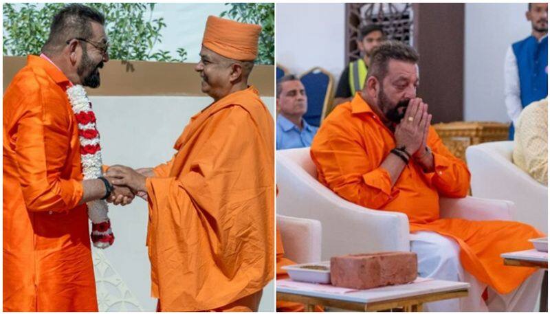 Sanjay Dutt visits BAPS Hindu Mandir in Abu Dhabi - Photos SHG