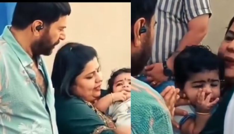 sneha sreekumar share cute video with mammootty nrn 