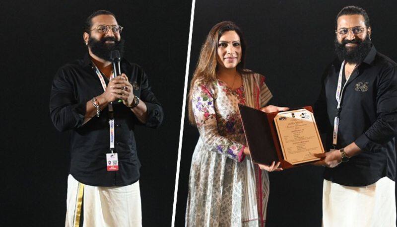 IFFI 2023: Rishab Shetty felicitated at Goa for Kantara [PICTURES] ATG