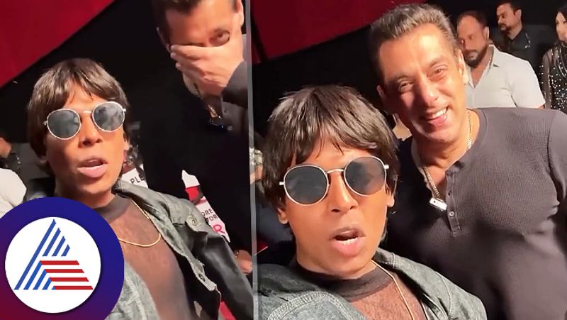 Shah Rukh Khan doppelganger Salman Khan was seen making fun of Shah Rukh suc 