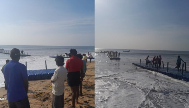 chavakkad beach floating bridge accident vkv