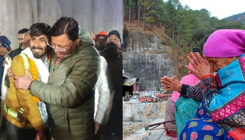 Uttarakhand govt announces Rs 1 lakh for each rescued worker, construction of temple at silkaya tunnel sgb