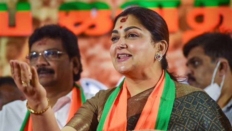 Actress Khushbu announces withdrawal from election campaign for BJP due to ill health KAK