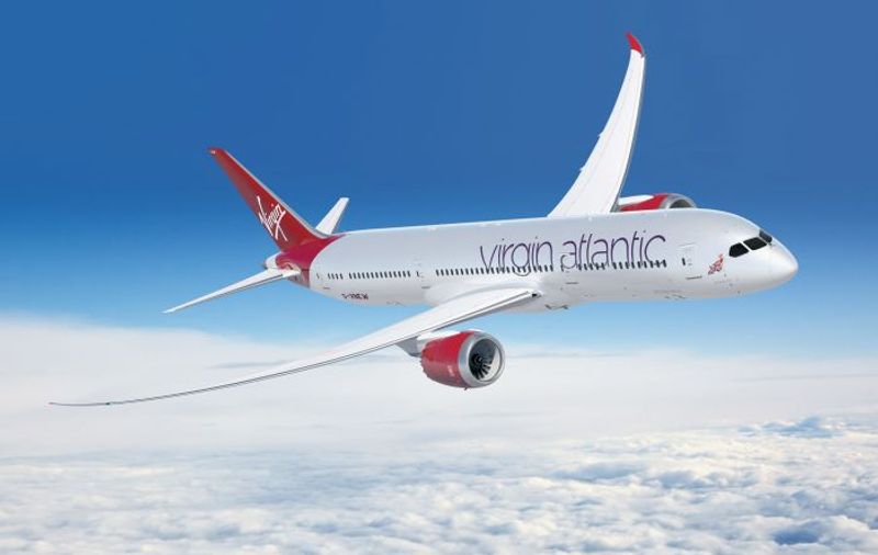 History at 38,000ft: Virgin Atlantic 'Flight100' flies London to New York on 100 percent sustainable aviation fuel