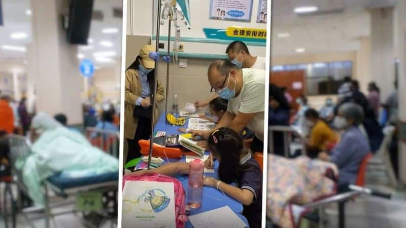 Pneumonia outbreak  Chinese hospitals set up 'homework zones' for sick students.. Rya