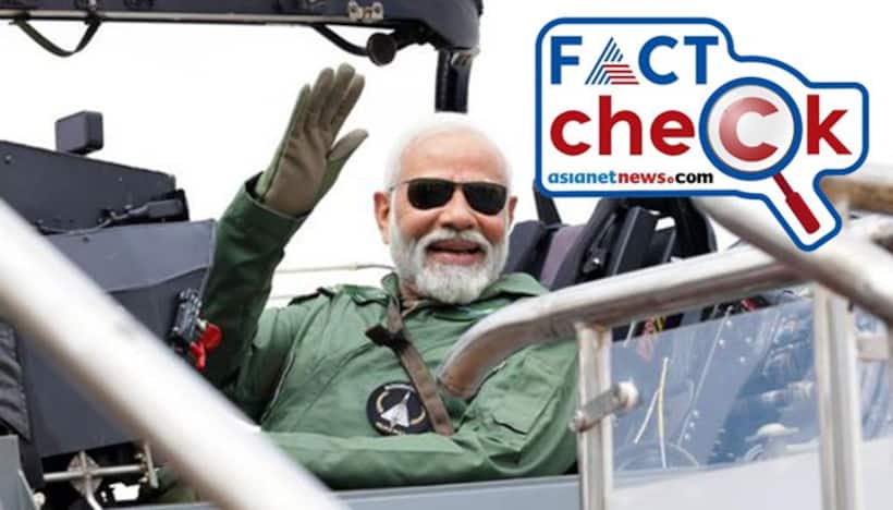 Fact Check: Whom did PM Modi wave at during sortie in Tejas?