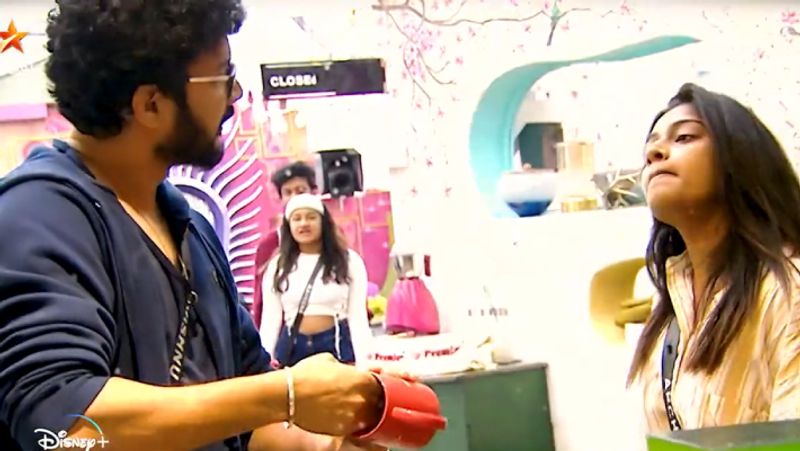 Biggboss contestants VJ Archana fight with vishnu gan