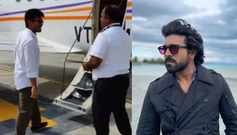 Ram Charan : మైసూర్ నుంచి స్పెషల్ ఫ్లైట్ లో హైదరాబాద్ చేరుకున్న రామ్ చరణ్, కారణమేంటంటే..? 