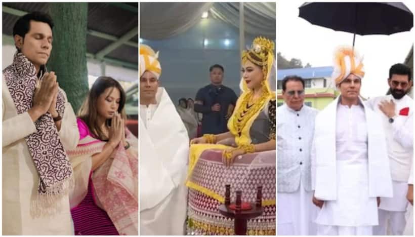 Randeep Hooda, Lin Laishram wedding photos and videos: Couple got married in Meitei traditions 
