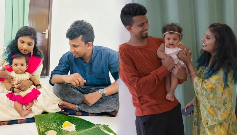 Athira Murali with babys choroon pictures vvk