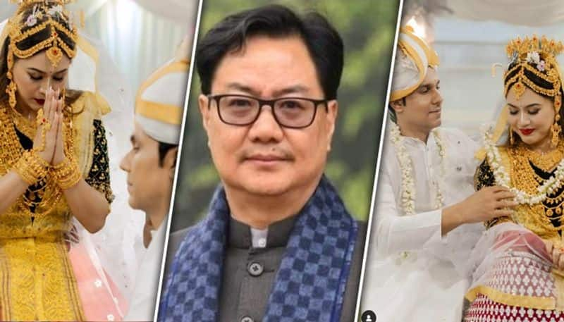 Randeep Hooda-Lin Laishram's Manipuri wedding Photos: Union Minister Kiren Rijiju wishes couple RBA