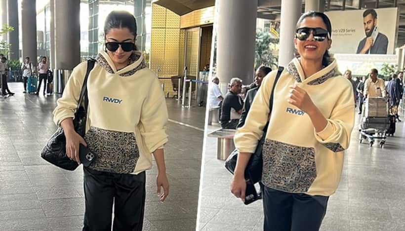 Rashmika Mandanna in Vijay Deverakonda's brand 'Rowdy' hoodie; confirms relationship rumours? Read more