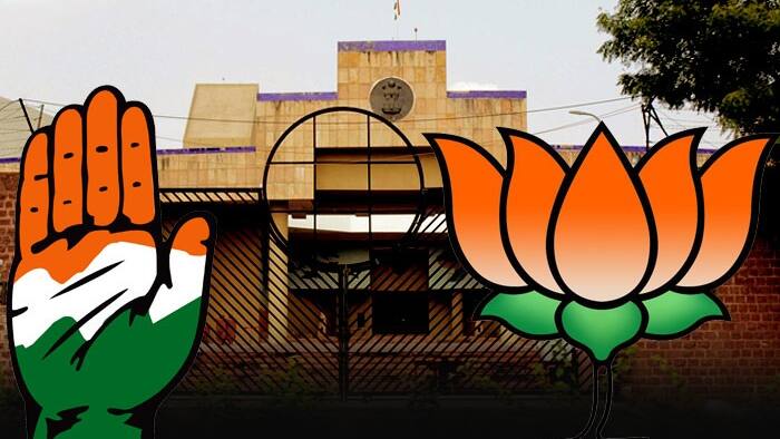 Madhya Pradesh Exit Poll  Congress and BJP will have a close fight in the assembly elections bsm