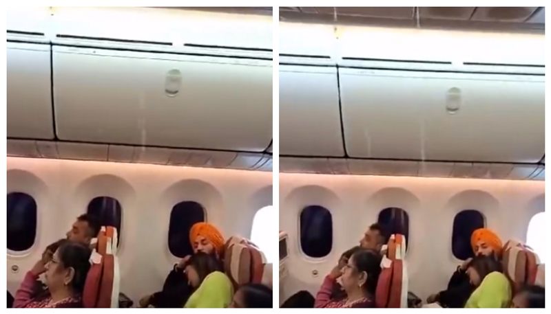 Leaked video of Air India flight goes viral bkg