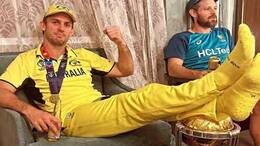 Mitchell Marsh : If given the opportunity, he will set his feet on the World Cup trophy again.. What's wrong - Mitchell Marsh..ISR