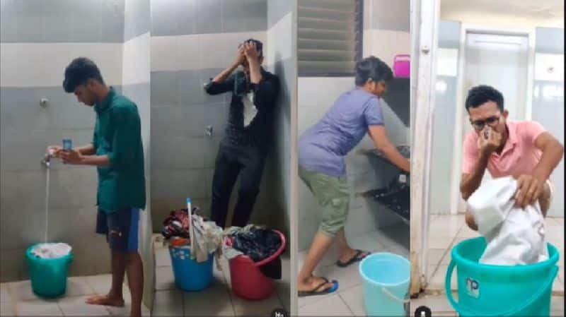 Hostel students video about cloth washing goes viral watch video and find which type washer you Are akb