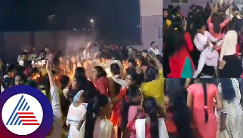 Video viral Officials dance with hostel girls in front of Tumkur DC public outraged rav