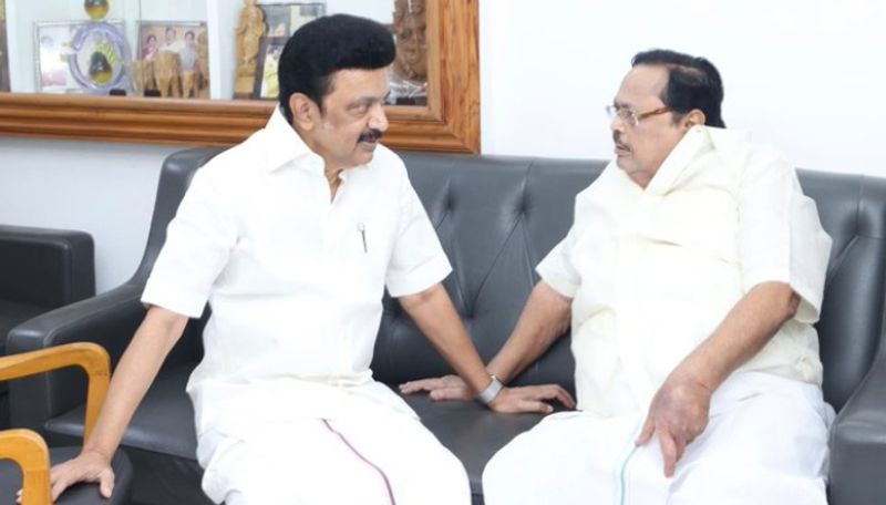 DMK Youth Conference in Salem Tamil Nadu Chief Minister Stalin met Minister Duraimurugan in his house ans