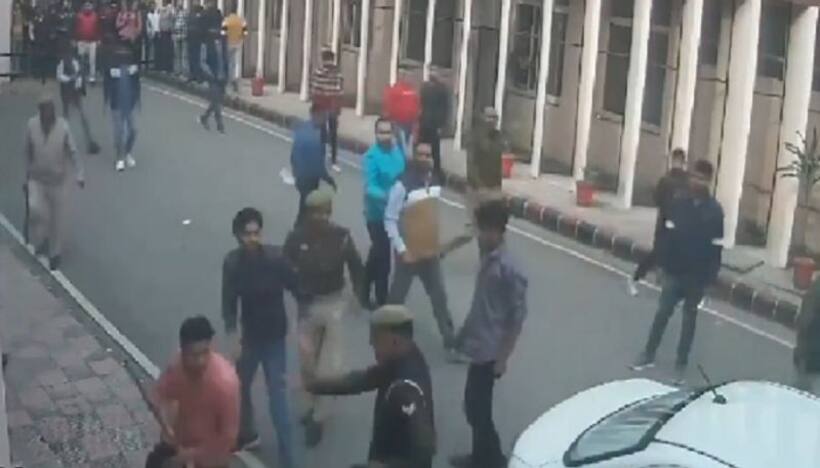 Uttar Pradesh campus chaos: CCS University student injured in gunfire during clash (WATCH)