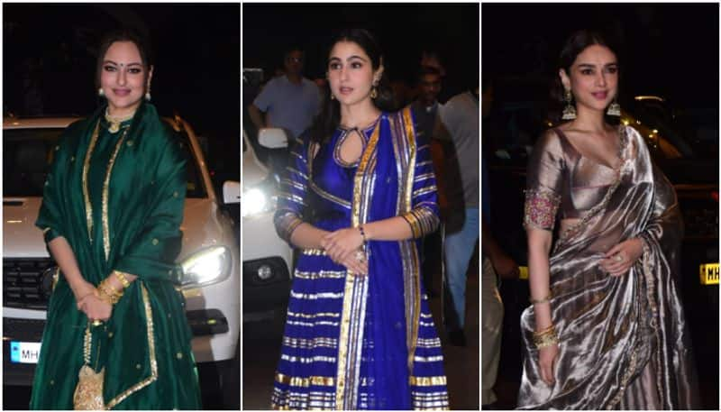 Sara Ali Khan to Aditi Rao Hydari; celebs grace Sanjay Leela Bhansali niece Sharmin Segal's wedding reception SHG