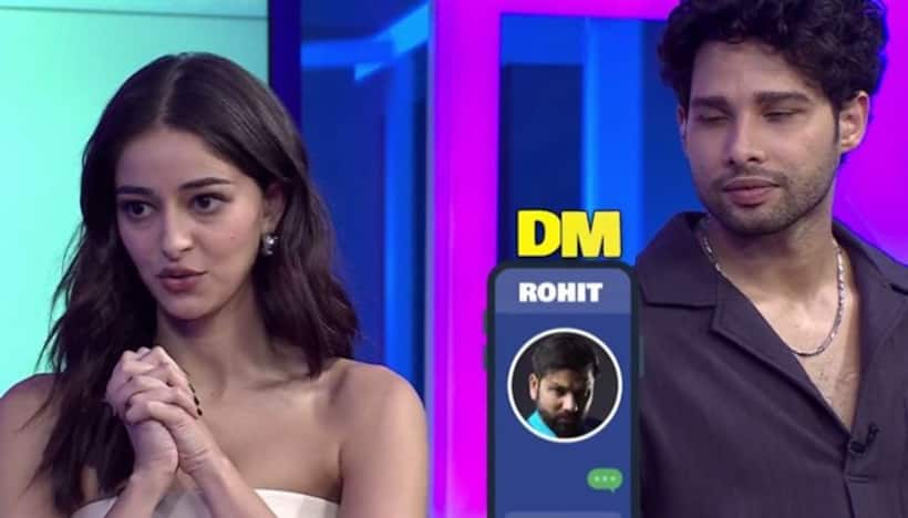 'Will DM Rohit Sharma and say...': Ananya Pandey on her personal message to Indian skipper