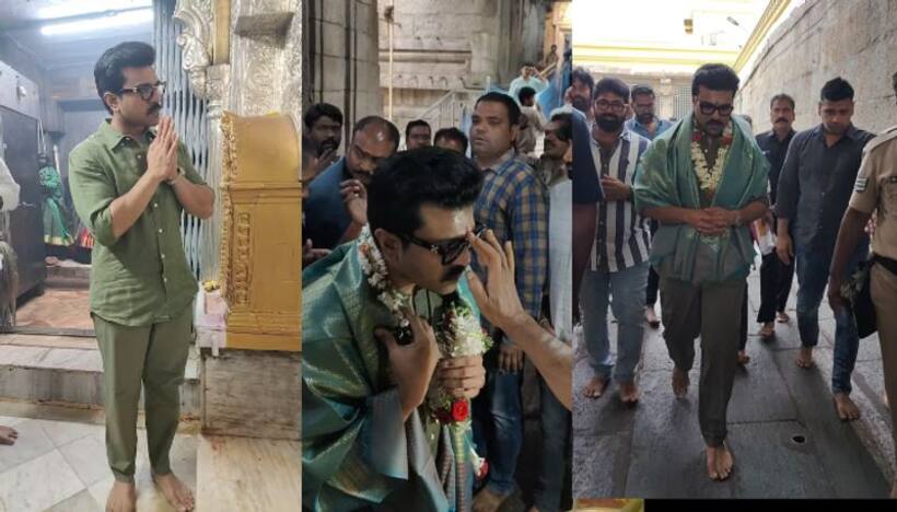 Ram Charan : ఆధ్యాత్మిక సేవలో మెగా పవర్ స్టార్, చాముండేశ్వరి సన్నిధిలో రామ్ చరణ్