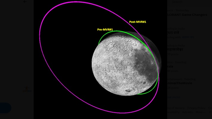 ISRO Moves Chandrayaan-3 Propulsion Module To Orbit Around Earth sgb