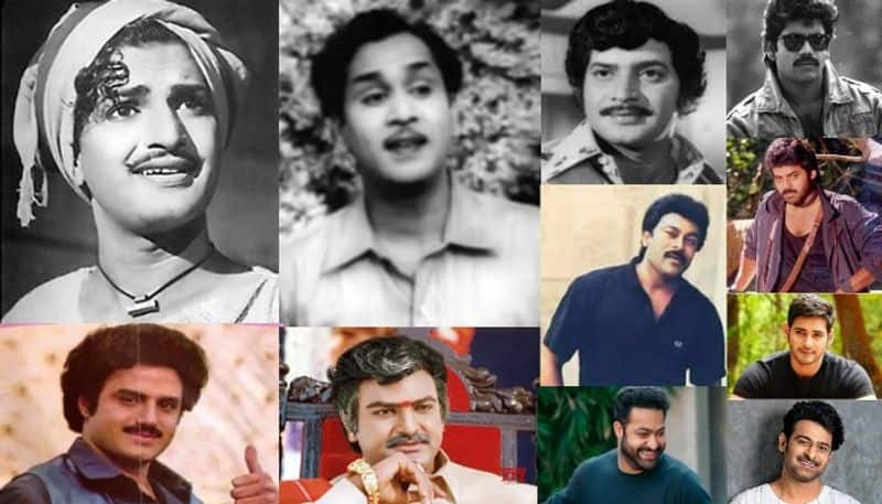 Tollywood Heros Sr NTR, Anr chiranjeevi Mahesh babu to Prabhas Tarak allu arjun first movies NSK