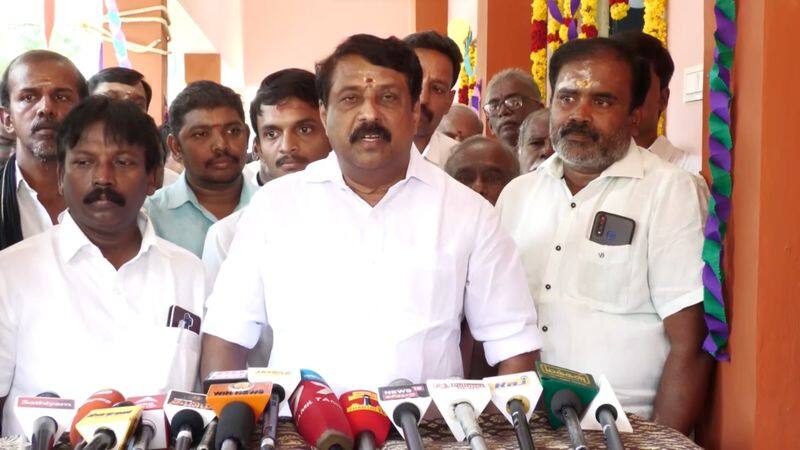 dmk government was handling the michaung storm carelessly says bjp mla nainar nagendran vel